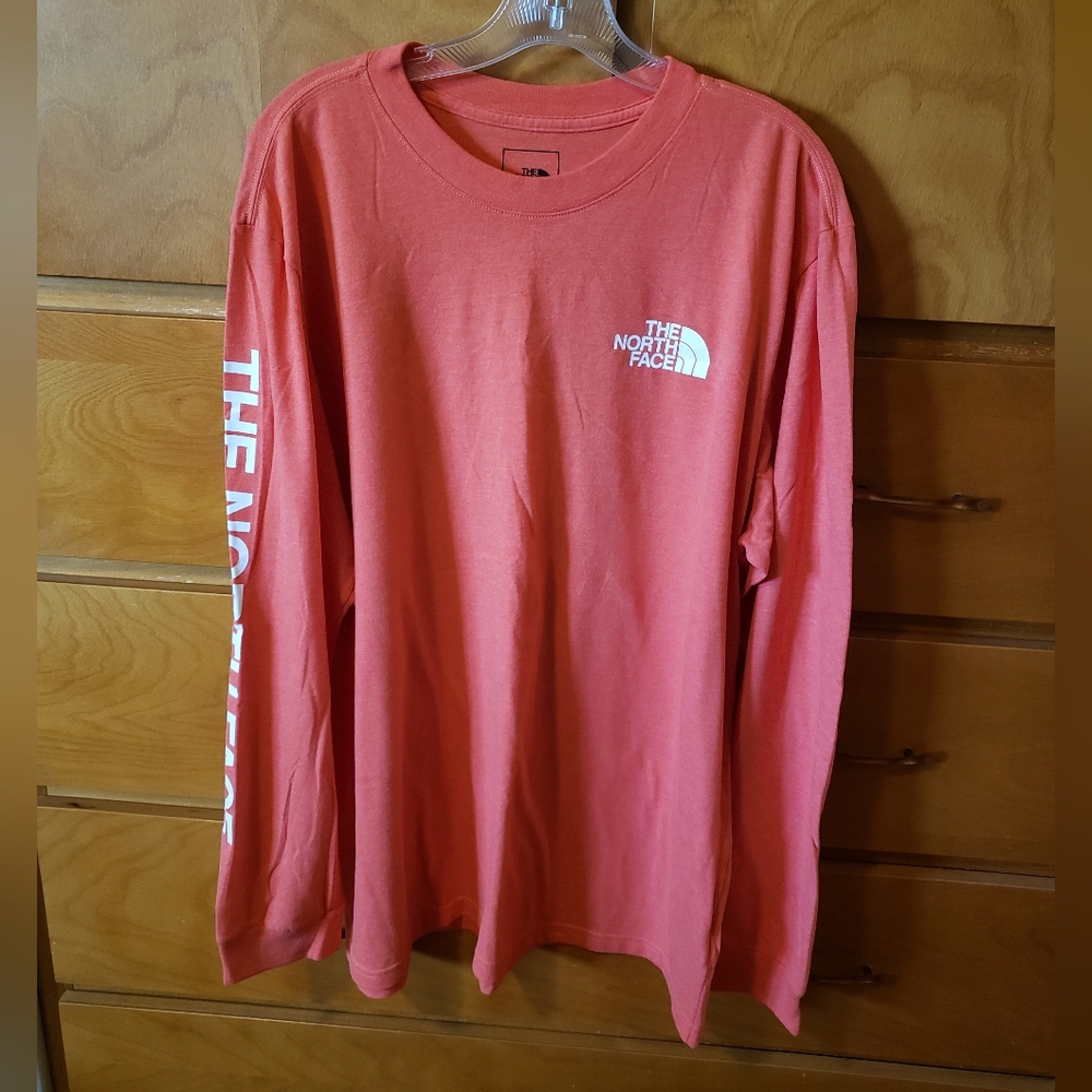 The North Face Orange Men's Long Sleeve Shirt
